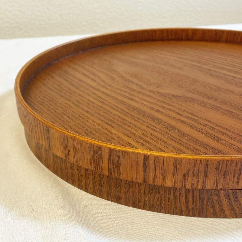 木製トレー カフェトレー 和のトレー おぼん 丸形 丸 丸い まるい 人気