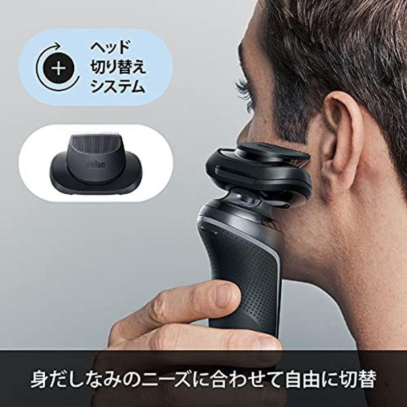 ブラウン 3枚刀シェーバー シリーズ6 ノワールブラック 60-N4200CS