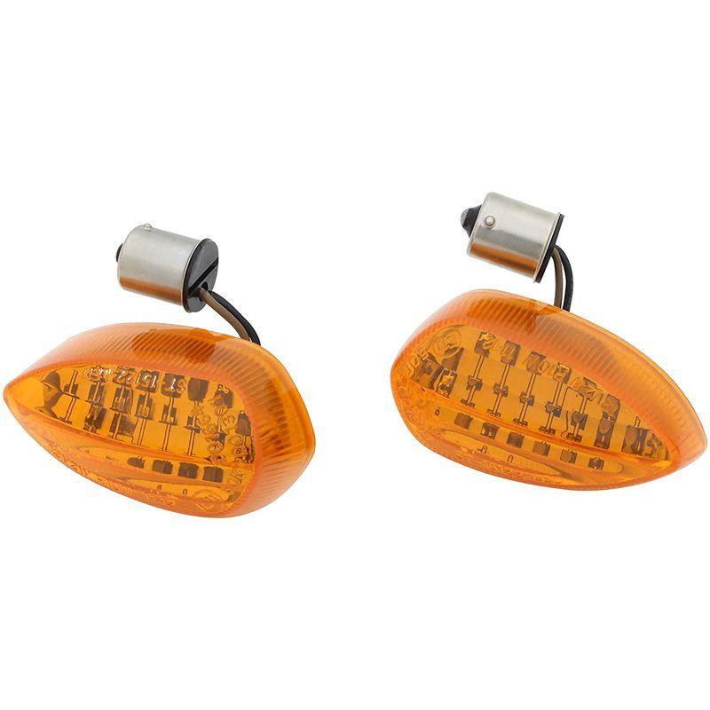 ポッシュ(POSH) ウインカー LEDコンバージョンキット シーケンシャルウインカー ヤマハ純正タイプ 2個入り リレー無し オレンジレンの画像