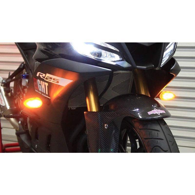ポッシュ(POSH) ウインカー LEDコンバージョンキット シーケンシャルウインカー ヤマハ純正タイプ 2個入り リレー無し オレンジレンの画像