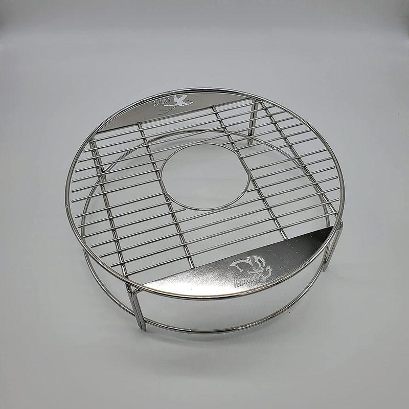 円形焚火台用ゴトク シノビリングR ソロストーブに収納可能 専用ハンドル付き キャンプ調理に最適 円形焚火台用ゴトク シノビリングR ソロストーブに収納可能 専用