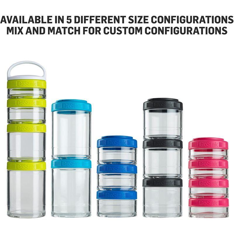 GoStak(ゴースタック) ブレンダーボトル ピクニック容器 40cc×4個