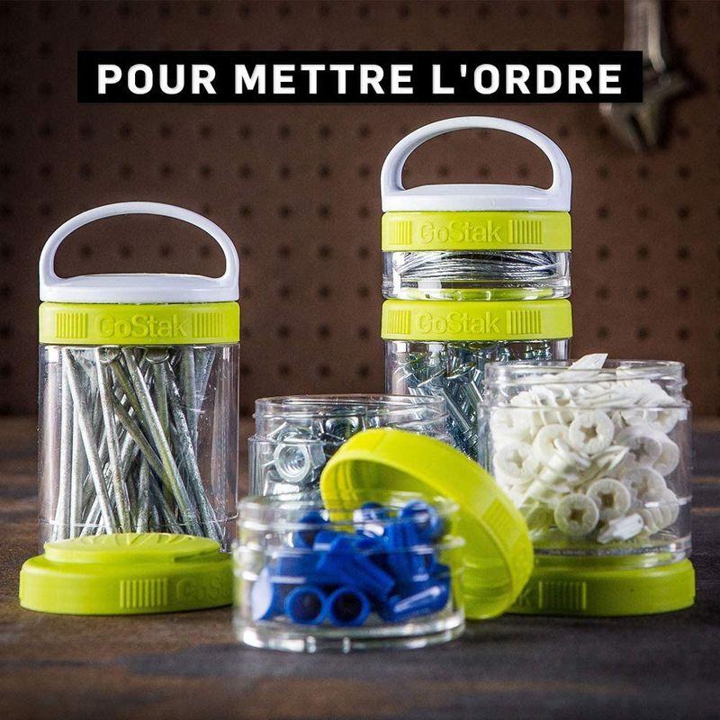 GoStak(ゴースタック) ブレンダーボトル ピクニック容器 40cc×4個