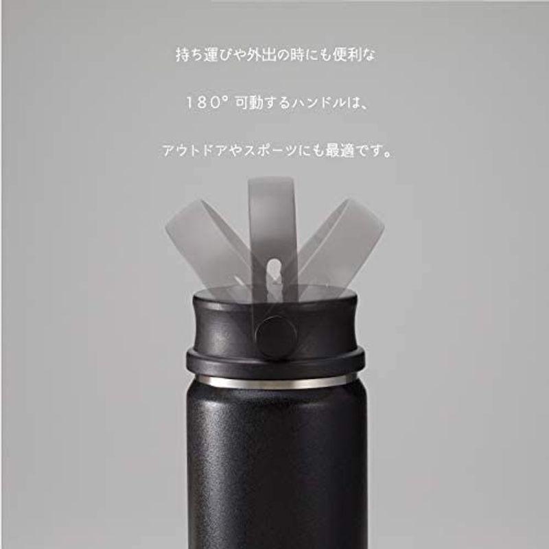 売れ筋介護用品も!ゴーウェル Zalatto マグボトル フック付き)M 直飲み 真空断熱 水筒 サーモ (ハンドル 保冷 ステンレスボトル 保温 500ml 弁当箱、水筒 水筒 ステンレス マグ ボトル 魔法瓶 中華風 直飲み 軽量 保冷 保温