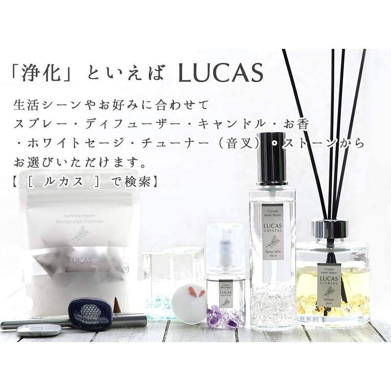 格安SALEスタートホワイトセージ 浄化用 LUCAS ルカス (100gカリフォルニア産オーガニック) 部屋用 新品 LUCAS ルカス 浄化スプレー クリスタル