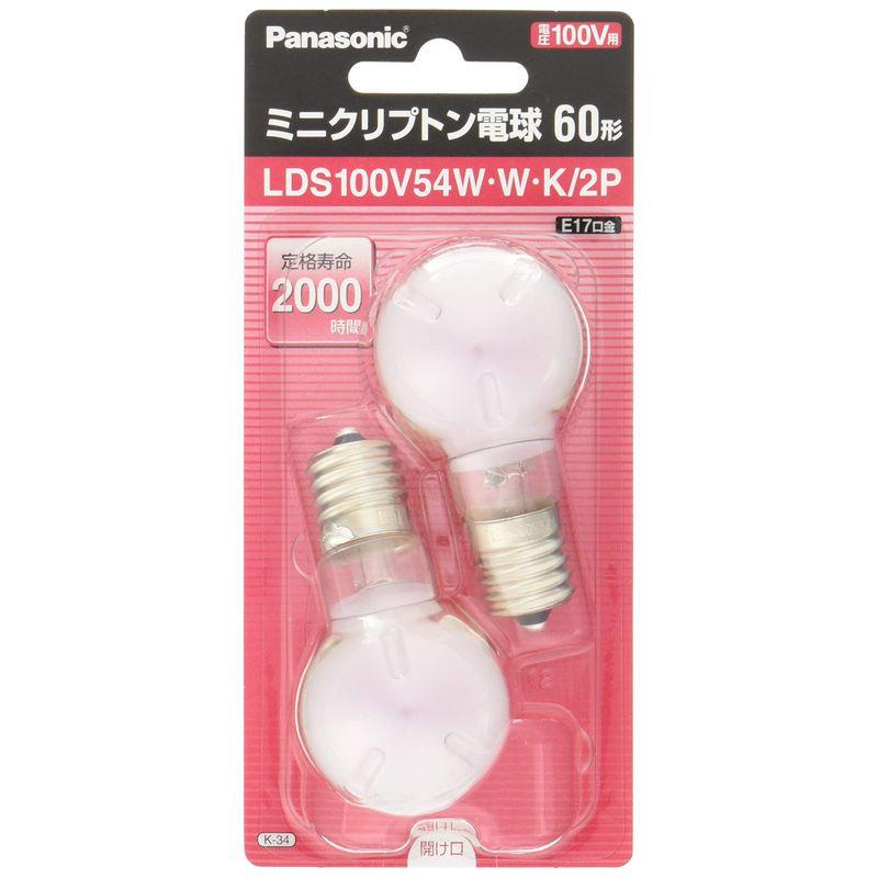 パナソニック ミニクリプトン電球 100V 60W形(54W) E17口金 35mm パナソニック ミニクリプトン電球 100V 60W形(54W) E17口金 35mm