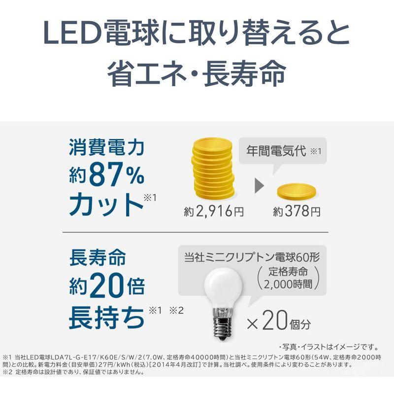 パナソニック ミニクリプトン電球 100V 60W形(54W) E17口金 35mm パナソニック ミニクリプトン電球 100V 60W形(54W) E17口金 35mm