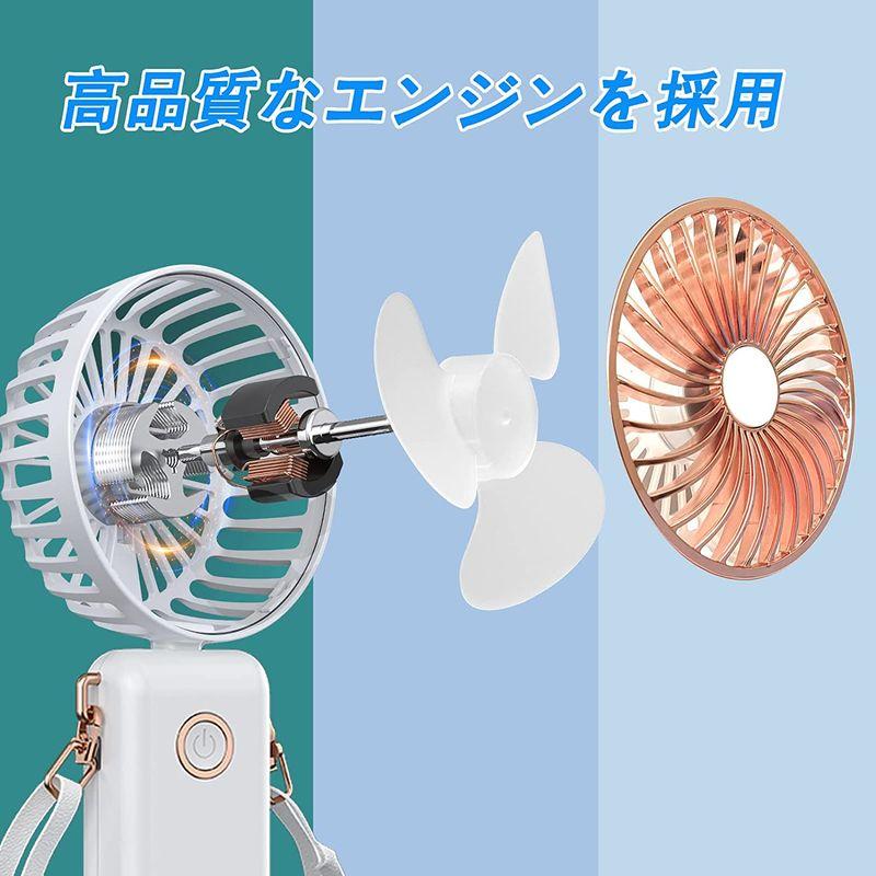 2023最新型 GRSGCO手持ち扇風機携帯扇風機 静音ぷうき扇風機 小型 6段階風量 USB扇風機 6000mAh モバイルバッテリ｜rtier-shop｜08