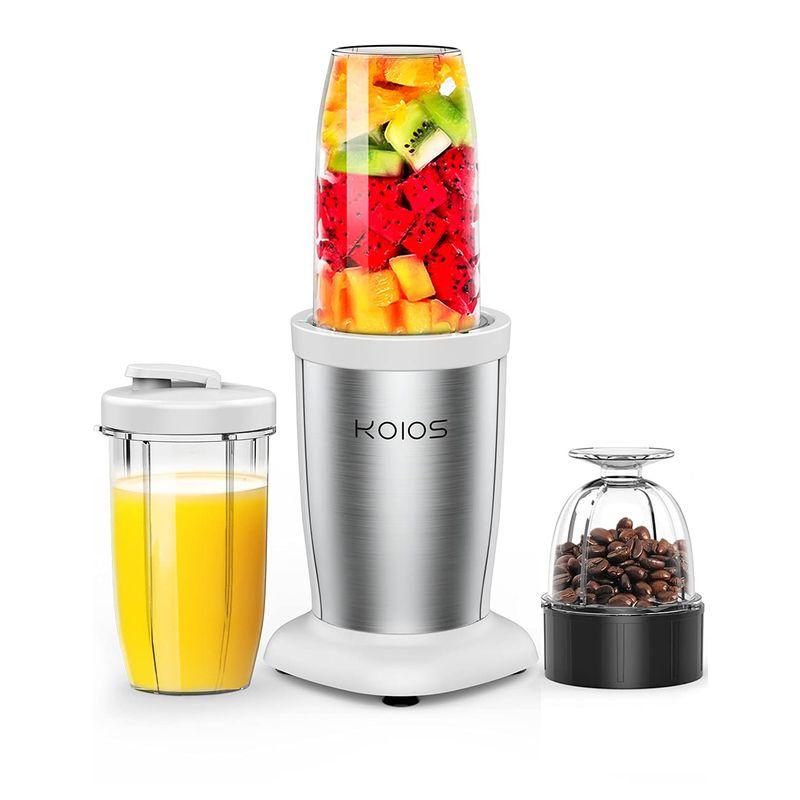 ミキサー ジューサー ダブルボトル 500ml大容量 コーヒーミル ６枚刃 KOIOS ミキサー ジューサー ダブルボトル 500ml大容量 コーヒー