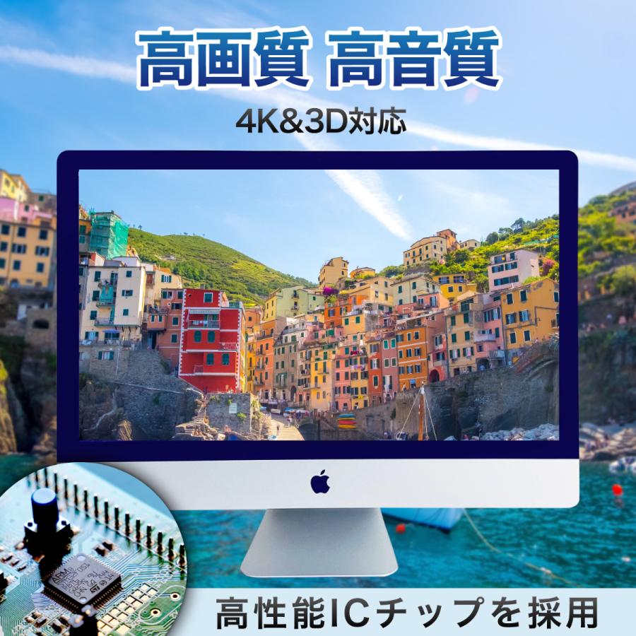 HDMI 切替器 分配器 2出力 1入力 2入力 1出力 スプリッター セレクター スイッチャー 4k 切り替え モニター zs2001 |  | 04