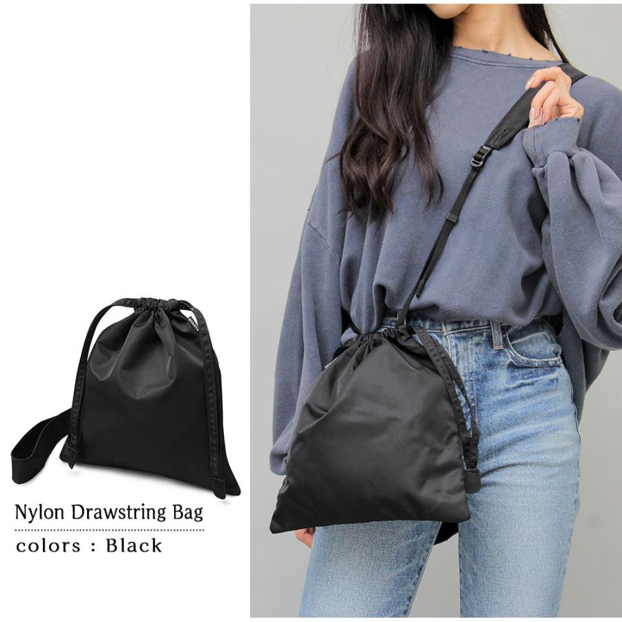 巾着バッグ ナイロンバッグ メンズ レディース |  | 12