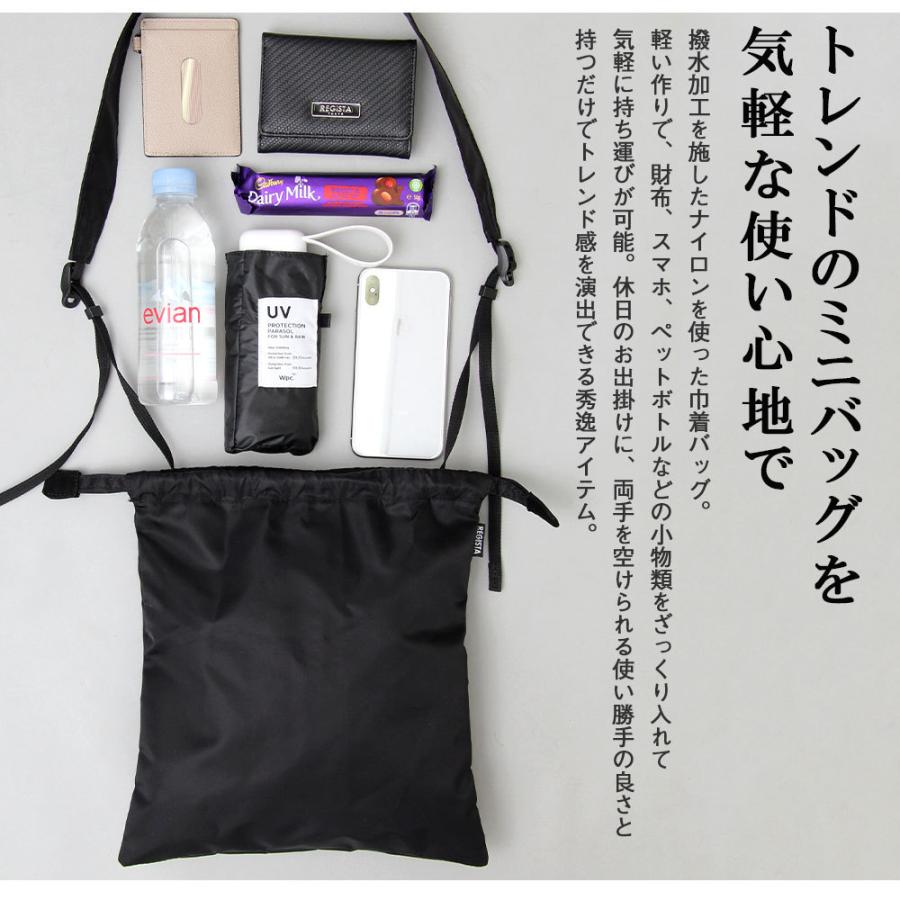 巾着バッグ ナイロンバッグ メンズ レディース |  | 02