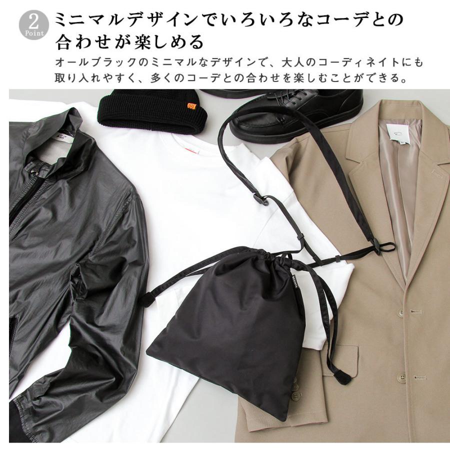 巾着バッグ ナイロンバッグ メンズ レディース |  | 04