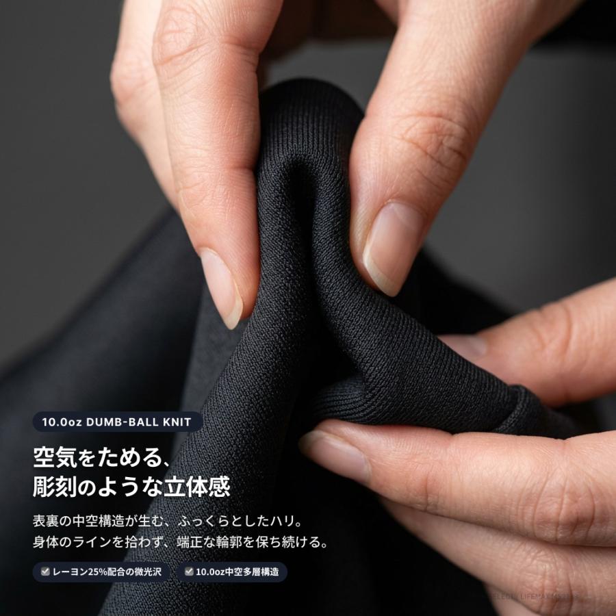 トラックジャケット メンズ ジャージ 上 ドライ ストレッチ 【端正な10oz立体ニット×銀イオン抗菌防臭】 ブルゾン 吸汗速乾 ゴルフ 通勤 部屋着 黒 紺 MS2133 |  | 02