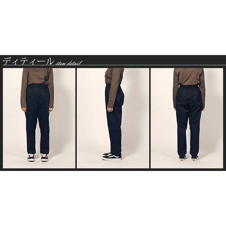 イージーパンツ レディース  ワークパンツ  チノパンツ ゴムパンツ 紐パンツ シンプル ツイル 無地 ルームウェア 家着 部屋着 作業着 スポーツ 長ズボン 黒 7475 |  | 05