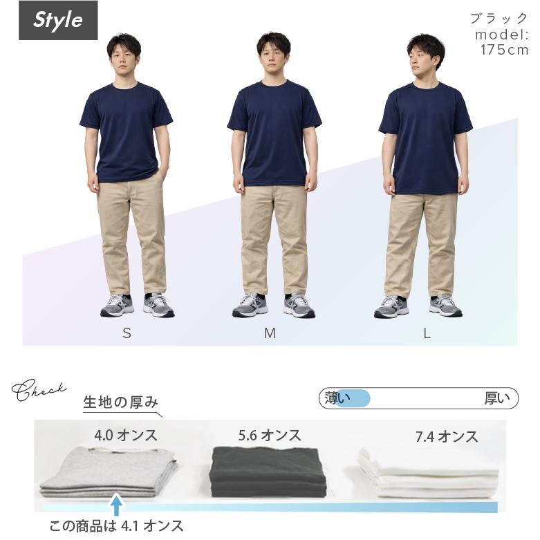 速乾tシャツ 半袖 メンズ 大きいサイズ 夏 涼しい ドライtシャツ uv