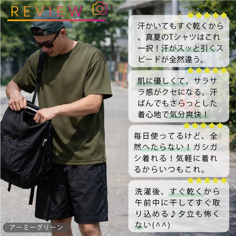 速乾tシャツ 半袖 メンズ 大きいサイズ 夏 涼しい ドライtシャツ uv