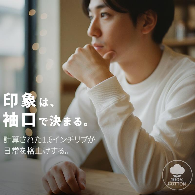 長袖 Tシャツ メンズ 綿100 ロングtシャツ クルーネック 袖リブ メンズ長袖tシャツメンズ 厚手 リブ ロングtシャツ 無地 シンプル コットン 100 ウェア 5011 Muji Mens 191 Rtm Select 通販 Yahoo ショッピング