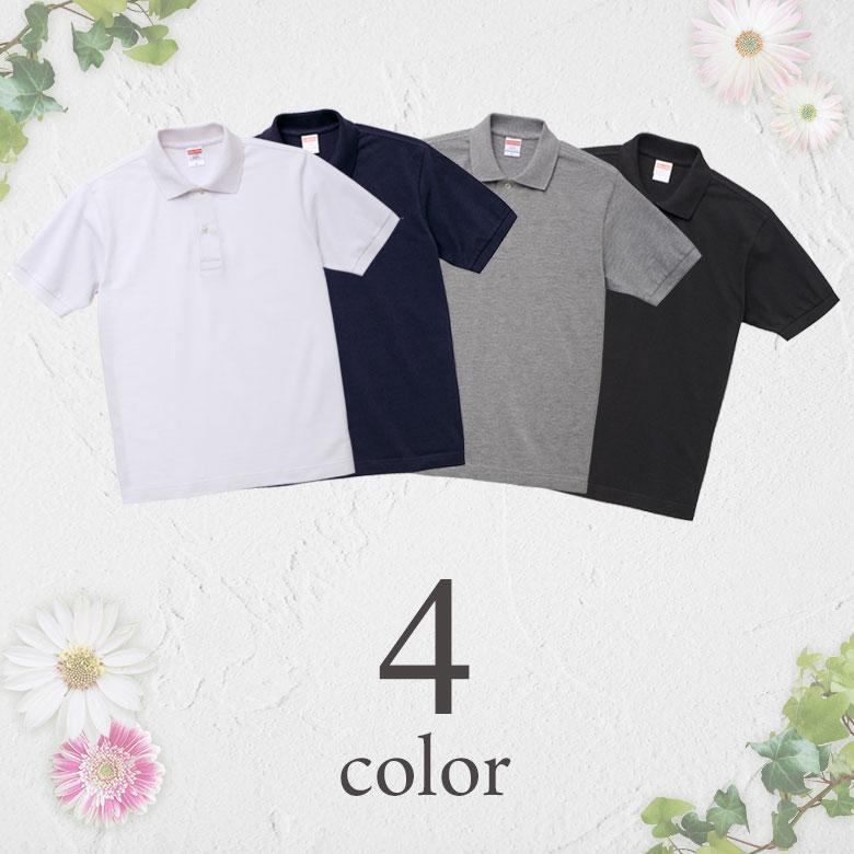 ポロシャツ メンズ 綿100% 白ポロシャツ 無地 半袖 大きいサイズ