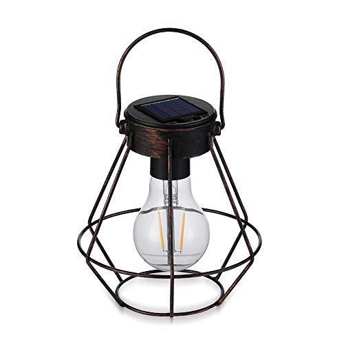 ランタン ソーラー ガーデンライト 庭園灯 アンティーク 防水 電球型 Led 自動点滅 ペンダントライト おしゃれ 玄関先 庭 ガーデン ベランダ S 2103 Sawa Z 通販 Yahoo ショッピング