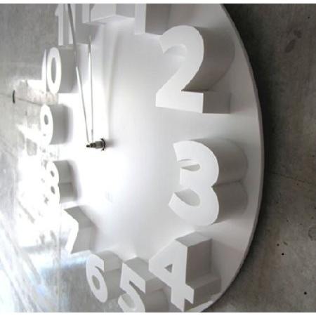 3D 立体 掛け時計 モダン デザイン ウォールクロック 壁 時計 (35cm