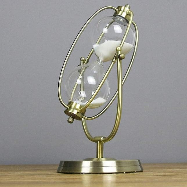 アンティーク風 エレガントなデザイン ブロンズ 砂時計 ブロンズ エレガントなデザイン 砂時計 アンティーク風