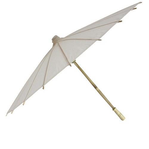 和傘 日傘 無地 直径84cm (白) コスプレ イベント 飾り 小道具 撮影 