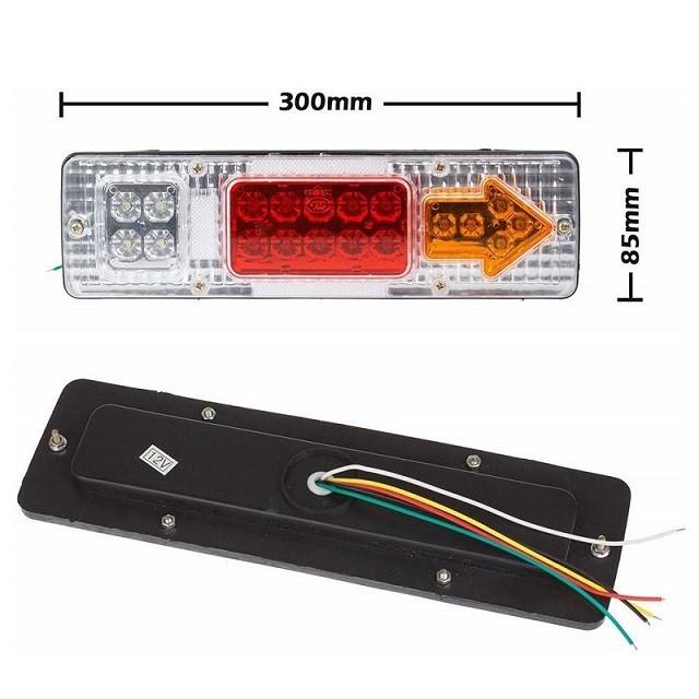 カスタム テールランプ LED 汎用 左右セット 矢印 シルバー(12V カスタム テールランプ LED 汎用 左右セット 矢印 シルバー(12V
