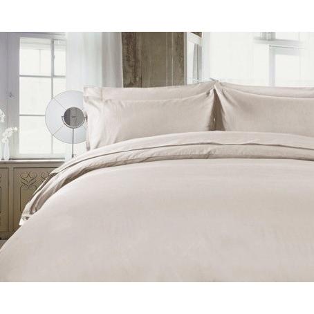 R.T. Home - 高級エジプト超長綿(エジプト綿)ホテル品質 枕カバー 43×70CM 封筒式 500スレッドカウント サテン織り クリーム ベージュ |  | 02