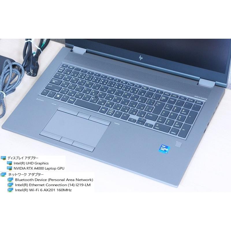 エイチピー F12a超美品 RTX A4000 高速メモリ32GB NVMe SSD 1TB HP