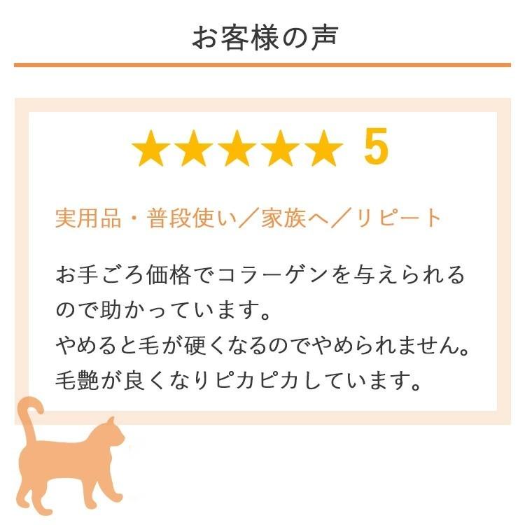 ペットフード30g 約3日分 コラーゲン collagen グルコサミン キトサン ドッグフード キャットフード 犬 猫 無添加 粉フード 粉 粉末｜ru-collagen｜07