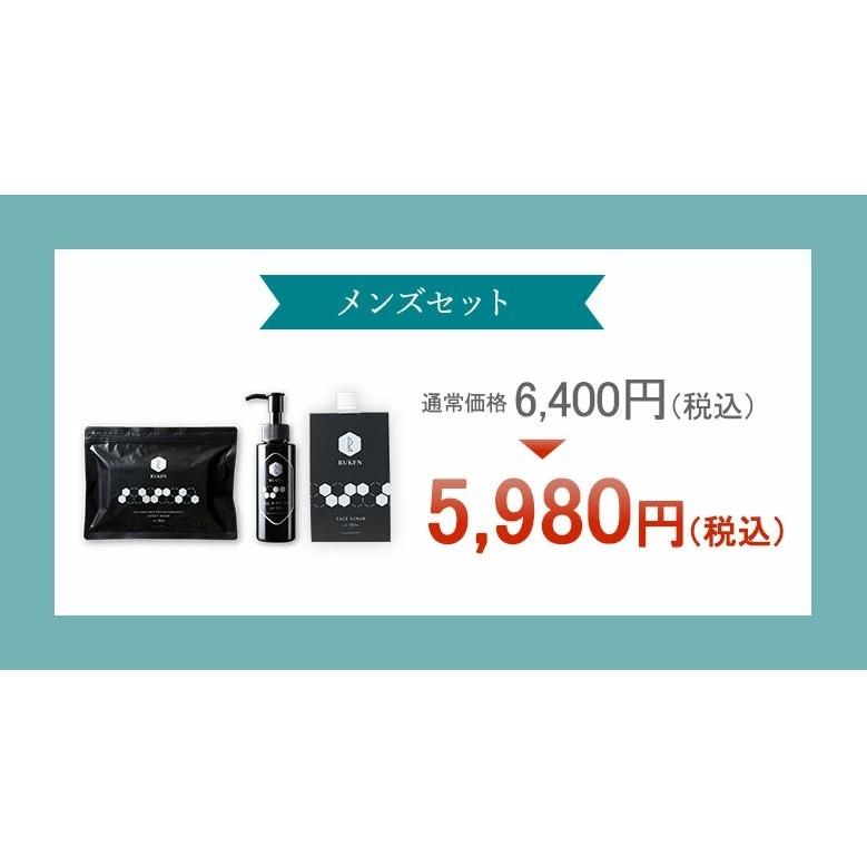 RUKEN（ルウケン） メンズコスメ3点セット（メンズシートマスク25枚入