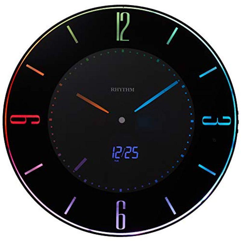 リズム(RHYTHM) 掛け時計 置き時計 電波時計 365色 LED 推し色 変更機能付き 黒 イロリア (Iroria) 8RZ197S  :20220904224409-00787:るーくんGOD - 通販 - Yahoo!ショッピング