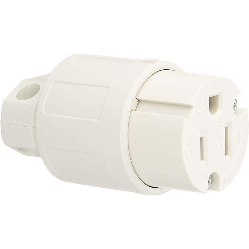 売り出しアメリカン電機 平刃形 コードコネクタボディ 7114GN-IV 白 接地形2P125VNEMA5-15 テーブルセッティング、リネン アメリカン電機 平刃形 ゴムプラグ 接地2P15A125V 7112GR-NEW アメリカン電機(株)