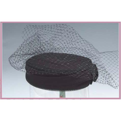 ベール付きトーク帽 レディース帽子 オールシーズン 冠婚葬祭 教会 お葬式 黒 ブラック 手作り帽子 Ny400a 手作り帽子のお店ルアムカン 通販 Yahoo ショッピング