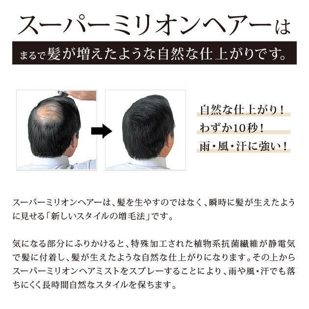 スーパーミリオンヘアー 20g ルアン 公式 薄毛隠し 白髪隠し 男性 女性