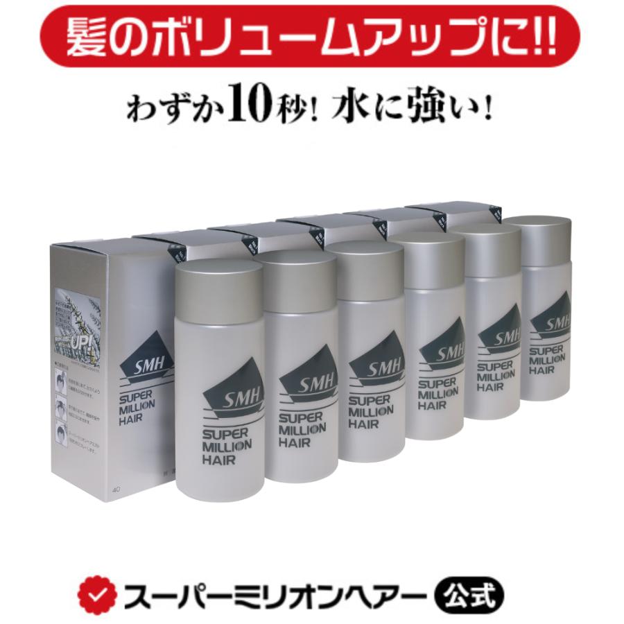 交換無料 スーパーミリオンヘアー 40g 6本セット ルアン 公式 薄毛隠し 白髪隠し 男性 女性 薄毛 白髪 円形脱毛症 対策 スーパーミリオンヘアーyahoo 店 通販 Yahoo ショッピング Talentoincluir Com Br