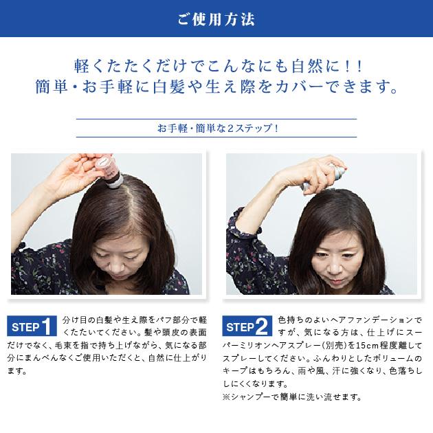 SMHヘアファンデーション 12g ルアン 公式通販 白髪隠し 薄毛隠し 男性