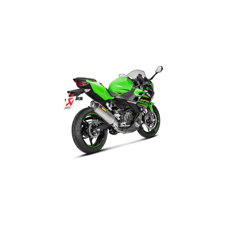 愛媛発★レア美車 Ninja300 =始動動画有= アクラポビッチ マフラー バックステップ フェンダーレス カスタム Ninja250 等お探しに♪ 現状渡 カワサキが「ニンジャZX-4R」シリーズ用・アクラポビッチ製マフラー