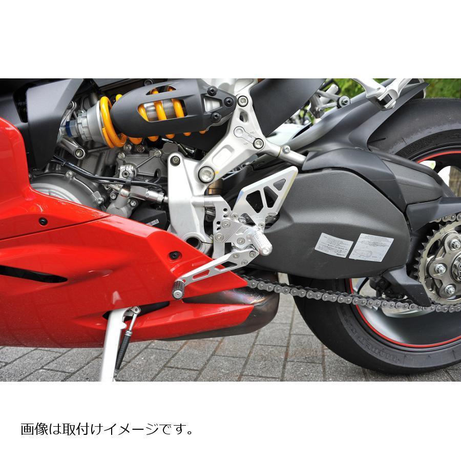 AELLA（アエラ） ライディングステップキット ブラック ドゥカティ