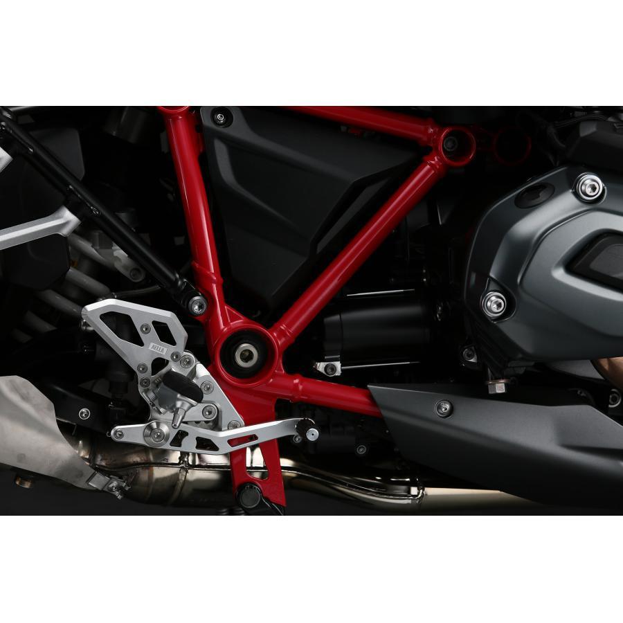 AELLA(アエラ) ライディングステップキット ホワイト R1200R/RS 15-(ノーマルステップ流用タイプ) AE-10086-WT_3