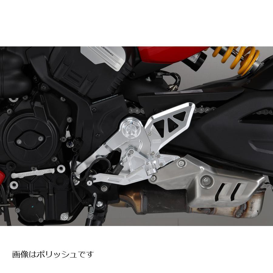 AELLA (アエラ) ライディングステップキット ホワイト DUCATI DIAVEL V4 AE-10111-WT_1