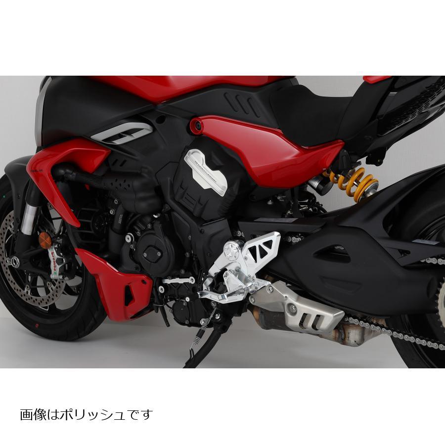 AELLA (アエラ) ライディングステップキット ホワイト DUCATI DIAVEL V4 AE-10111-WT_2