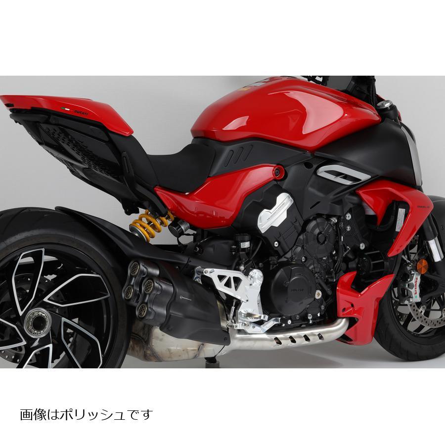 AELLA (アエラ) ライディングステップキット ホワイト DUCATI DIAVEL V4 AE-10111-WT_3