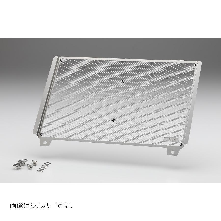 やー AELLA(アエラ) ラジエタープロテクター ブラック ZX-4R/ZX-25R