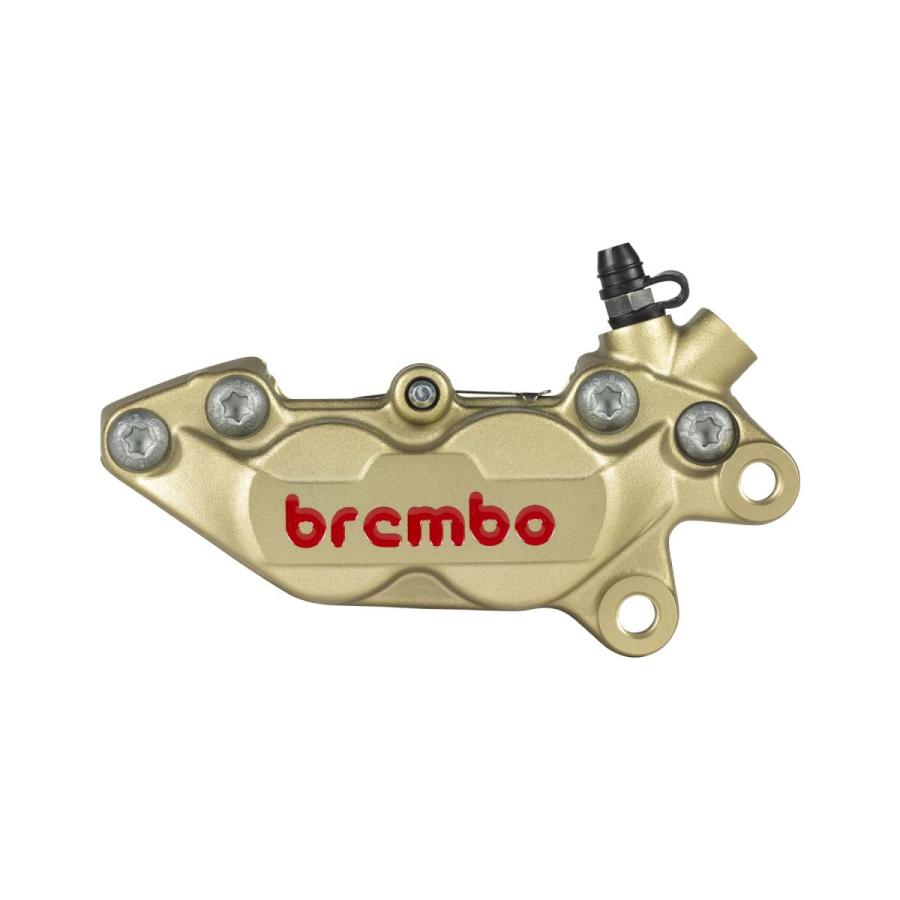 Brembo ブレーキキャリパー 48mm ゴールド brembo（ブレンボ） ブレーキキャリパー Axial 4Pキャリパー ゴールド