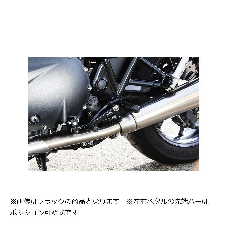 トライアンフ　ボンネビルt100 ベビーフェイス　バックステップ babyface ベビーフェイス バックステップキット シルバー