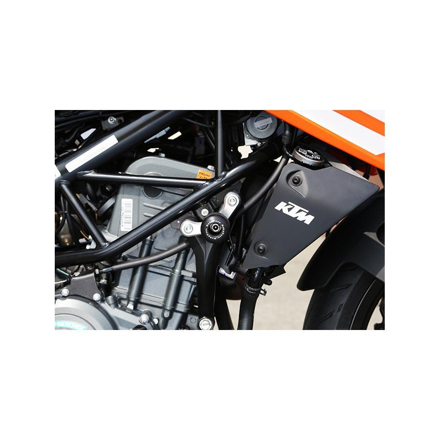 ベビーフェイス フレームスライダー KTM 125/200DUKE 17-・250/390DUKE 14-の画像