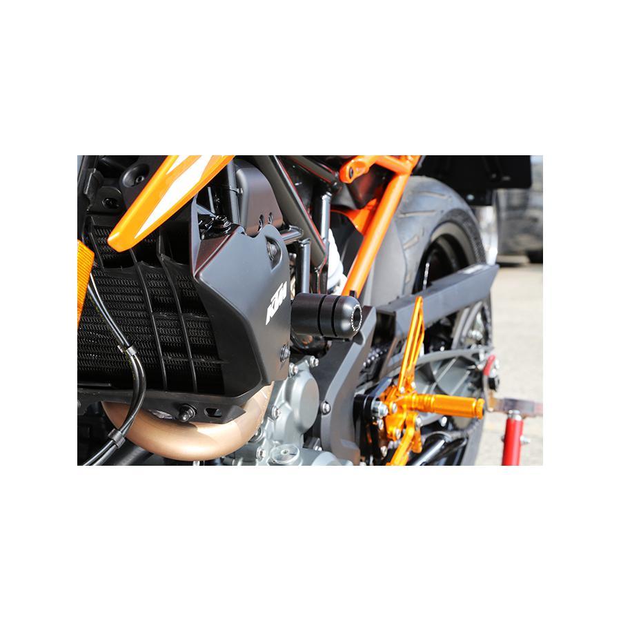 ベビーフェイス フレームスライダー KTM 125/200DUKE 17-・250/390DUKE 14-の画像