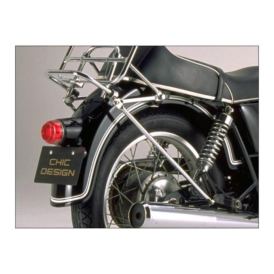 YAMAHA　SR400用　リアフェンダー　シックデザイン　「クラシックフェン… CHIC DESIGN（シックデザイン） クラシックリアフェンダー フラット